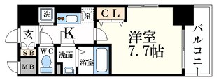 エストーネ江坂の物件間取画像